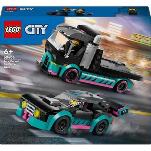 LEGO® City (60406) Kamión se závodním autem
