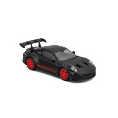 Bburago - RACE, Porsche 911 GT3 RS v dekorativním boxu, černá, 1:43