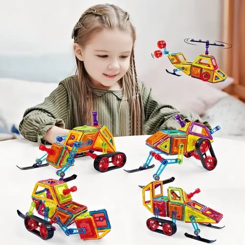 Magnetická stavebnice Vrtulník 72 ks