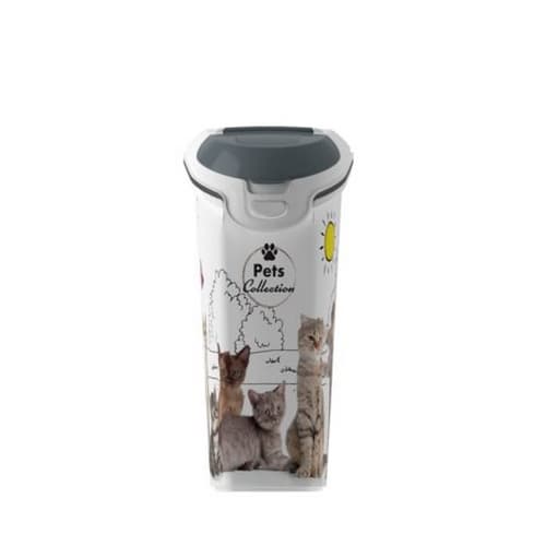 CURVER Kontejner na krmivo Vzor kočky 23l/10kg