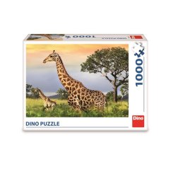 Famille Dino Girafe 1000 puzzles