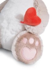 NICI Peluche Love Fluffy Cat 35cm, assise