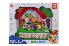 Piánko domeček se zvířátky EN