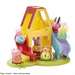 PEPPA Pig WEEBLES - Figurine Roly Poly și loc de joacă