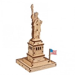 Puzzle mecanic 3D din lemn Ugears Statuia Libertății