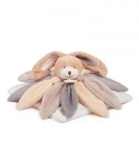 Doudou Set cadou - iepure de pluș maro 28 cm