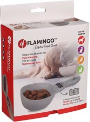 Flamingo Skalo Digitální váha/odměrka na krmivo Šedá