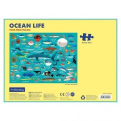 Mudpuppy Puzzle La vida en el océano 1000 piezas