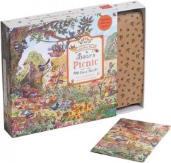 Galison Puzzle Medve piknik puzzle 100 darab