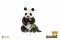 Panda grande zooted plástico 8cm