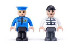 Samochody na tory kolejowe - Policja, 4 szt.