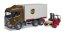 Bruder 3582 Logistic UPS Scania Logistic cu stivuitor cu furculiță