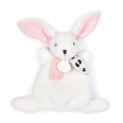 Doudou Boîte cadeau rose - mini lapin 17 cm