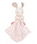 Doudou Coffret cadeau - Lapin en peluche avec couverture rose en coton bio 15 cm