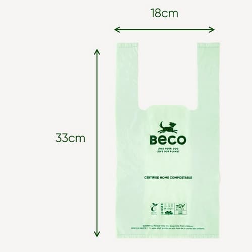 Beco Sáčky na exkrementy s ouškem kompostovatelné, ekologické 96ks