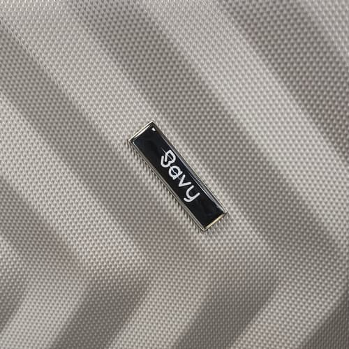 Bavy Cestovní kufr skořepinový 28" Waves Gold beige