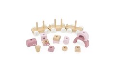 Fából készült vonat róka