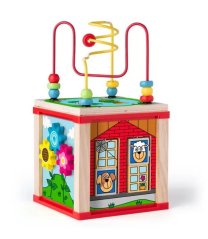 Cub didactic mic cu roți magice