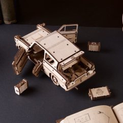 Ugears 3D Drewniane Puzzle Mechaniczne Harry Potter Latający Ford Anglia