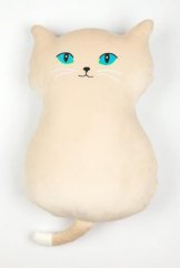 Sleepwell Béžová kočka s velkýma očima 53 cm