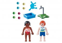 Playmobil : 71166 Enfants avec ballons d'eau