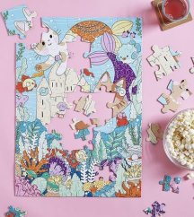Chronicle Books Puzzle rodzinne Purrmaid Paradise 60 elementów