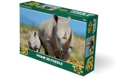 Puzzle 3D - Nosorožci