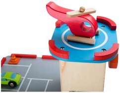 Petit pied Parking en bois descente rapide