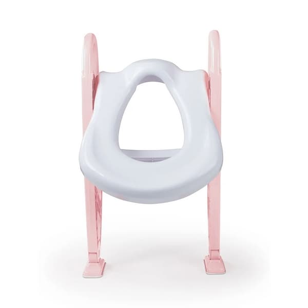 Scaun de toaletă cu scaun roz