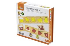 Viga Puzzle en bois - couleurs