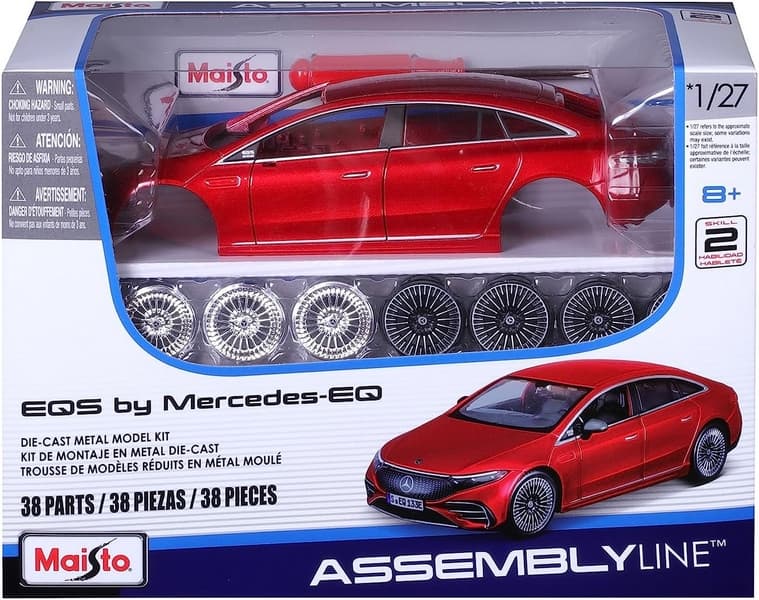 Maisto - MODEL KITS, ASSEMBLY LINE, EQS by Mercedes-EQ, 1:24