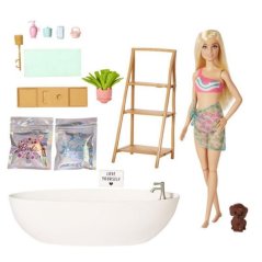 Barbie® panenka a koupel s mýdlovými konfetami - blondýnka