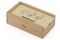 Domino din lemn cu animale
