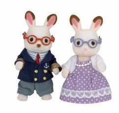 Sylvanian Families - Bunica și bunicul „ciocolati” iepurași