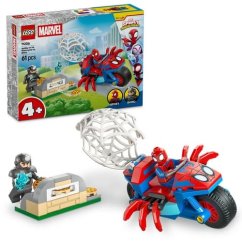 Lego Marvel 11206 Spidey pe o motocicletă vs. Rhino