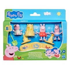 HASBRO - Prasátko Peppa Pig sourozenci na pláži