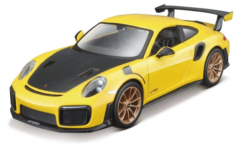 Maisto - Porsche 911 GT2 RS, žltá, montážna linka, 1:24