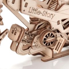 Little Story 3D dřevěná skládačka Speedway Bike