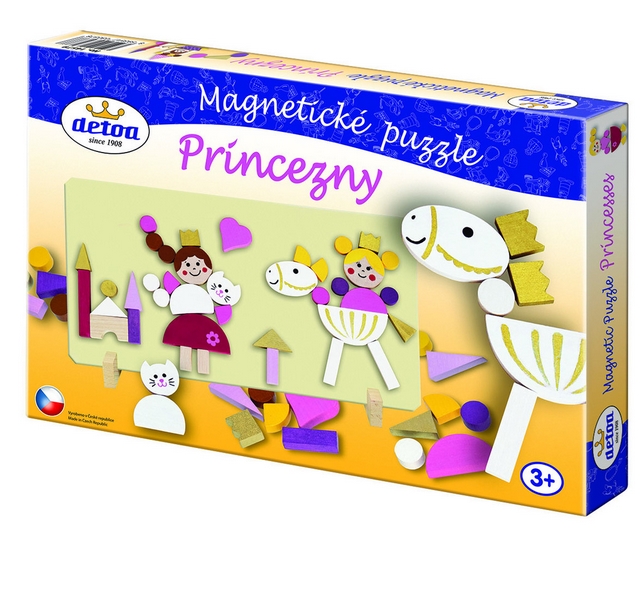 Detoa Magnetické puzzle Princezny