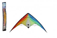 Cerf-volant volant en nylon 160x80cm coloré dans un sac