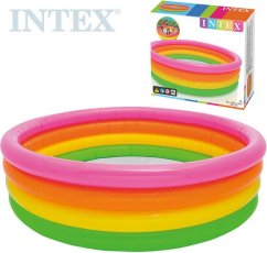 Piscine Intex colorée 4 chambres 168 x 46 cm