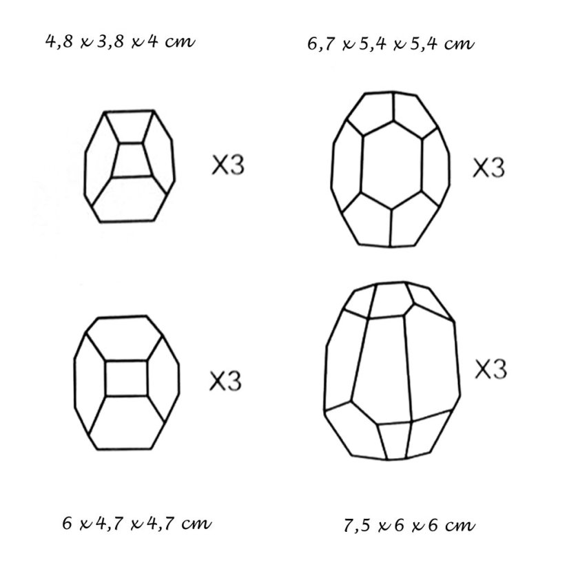Balanční kameny 12 ks
