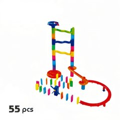 Tor kulkowy i domino 55 elementów