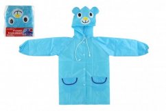Pelerina ursuleț pentru bebeluși dimensiune 110-120cm albastru în sac 23x25cm