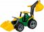 Lena 2080 Traktor s lyžicou a rýpadlom, žltá a zelená