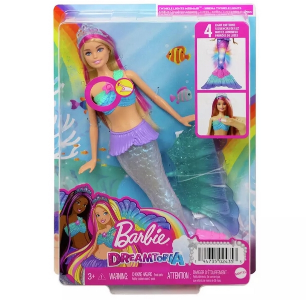 Barbie Dreamtopia pislogó sellő szőkén