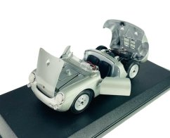 Maisto - PORSCHE 550 A SPYDER, strieborná, 1:18
