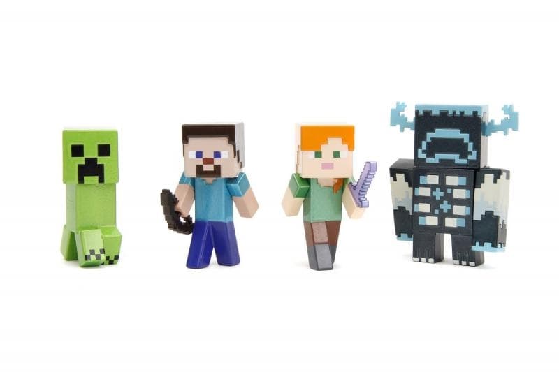 Figurines Minecraft 2,5'&#039 ; set de 4