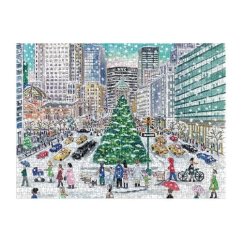 Galison Michael Storrings Snowfall on Park Avenue 1000 sztuk
