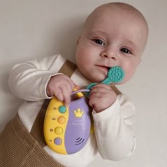 Llaves de Coche Interactivas para Bebé con Mordedor Mando a Distancia 2en1